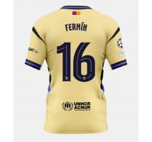 Barcelona Fermin Lopez #16 Koszulka Wyjazdowa 2025-26 Krótki Rękaw